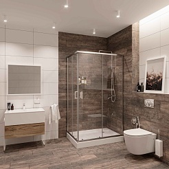 Niagara Душевой уголок Nova 100x80 NG-6681-08 – фотография-3